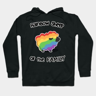 Rainbow sheep of the family Hoodie